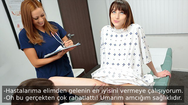 Doktor Kontrolü Esnasında Sulanan Hassas Amcığını Durduramadı